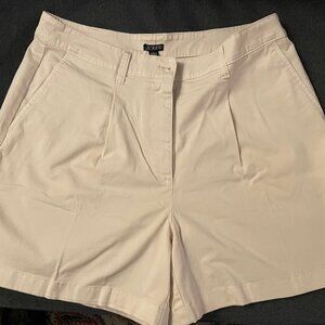 J. Crew Capeside Pleated Chino Short - Natural - Size L